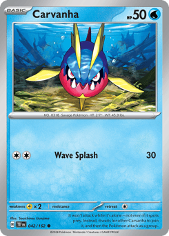 Carvanha #42 — Pokemon Temporal Forces
