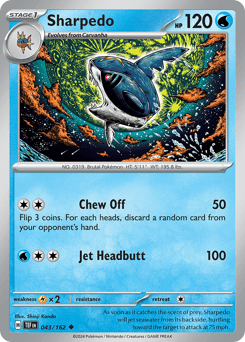 Sharpedo [Reverse Holo] #43