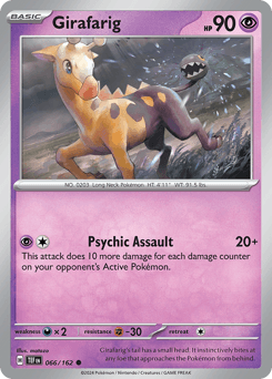 Girafarig #66 — Pokemon Temporal Forces