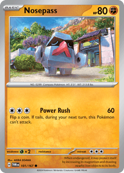 Nosepass #101 — Pokemon Twilight Masquerade