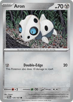 Aron #120 — Pokemon Twilight Masquerade