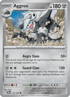 Aggron #122 — Pokemon Twilight Masquerade