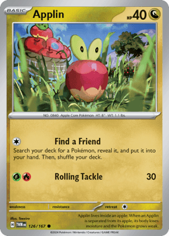 Applin #126 — Pokemon Twilight Masquerade