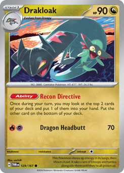 Drakloak #129 — Pokemon Twilight Masquerade