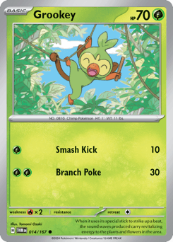 Grookey #14 — Pokemon Twilight Masquerade