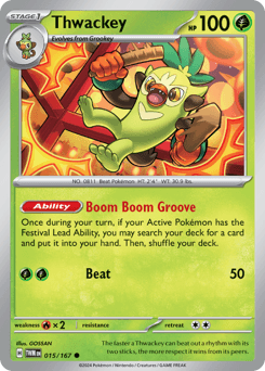 Thwackey #15 — Pokemon Twilight Masquerade