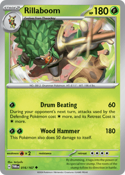 Rillaboom #16 — Pokemon Twilight Masquerade