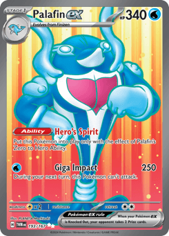 Palafin ex #193 — Pokemon Twilight Masquerade