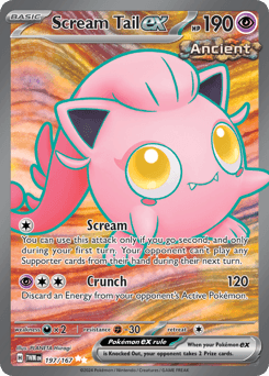 Scream Tail ex #197 — Pokemon Twilight Masquerade