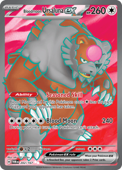 Bloodmoon Ursaluna ex #202 — Pokemon Twilight Masquerade