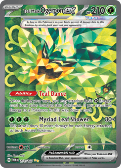 Teal Mask Ogerpon ex #211 — Pokemon Twilight Masquerade