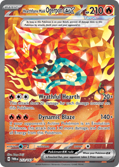 Hearthflame Mask Ogerpon ex #212 — Pokemon Twilight Masquerade