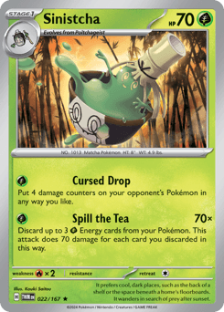 Sinistcha #22 — Pokemon Twilight Masquerade