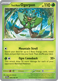 Teal Mask Ogerpon #24 — Pokemon Twilight Masquerade