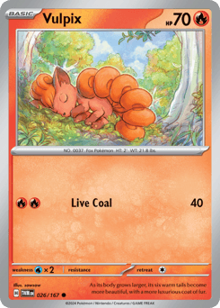 Vulpix #26 — Pokemon Twilight Masquerade
