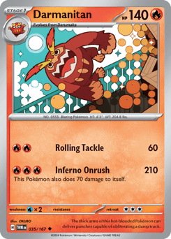 Darmanitan #35 — Pokemon Twilight Masquerade