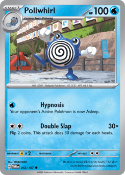 Poliwhirl #42 — Pokemon Twilight Masquerade