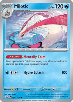 Milotic #50 — Pokemon Twilight Masquerade