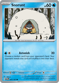 Snorunt #51 — Pokemon Twilight Masquerade