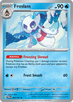 Froslass #53 — Pokemon Twilight Masquerade