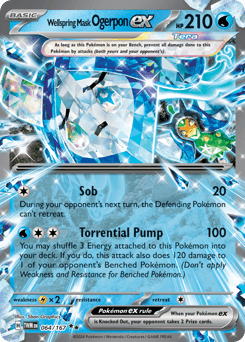 Wellspring Mask Ogerpon ex #64 — Pokemon Twilight Masquerade