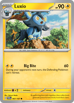 Luxio #67 — Pokemon Twilight Masquerade