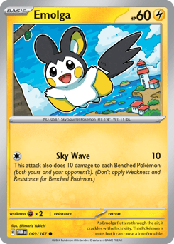 Emolga #69 — Pokemon Twilight Masquerade