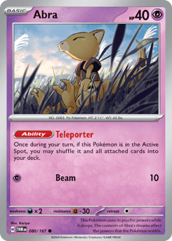 Abra #80 — Pokemon Twilight Masquerade