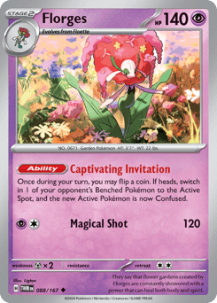 Florges #88 — Pokemon Twilight Masquerade