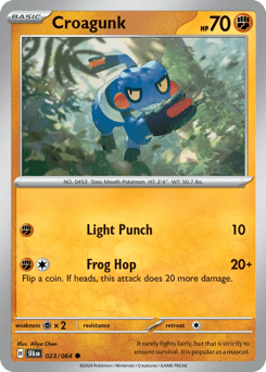 Croagunk #23 — Pokemon Shrouded Fable