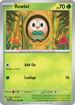 Rowlet #3 — Pokemon Shrouded Fable