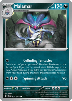 Malamar #34 — Pokemon Shrouded Fable