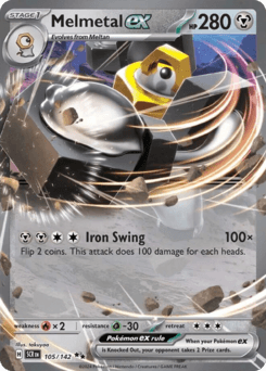Melmetal ex #105 — Pokemon Stellar Crown