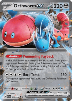 Orthworm ex #110 — Pokemon Stellar Crown