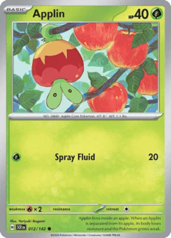 Applin #12 — Pokemon Stellar Crown