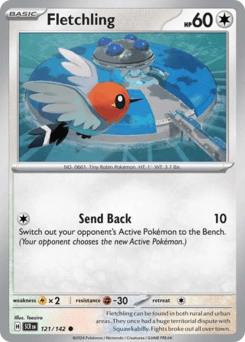 Fletchling #121 — Pokemon Stellar Crown