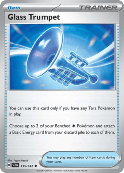 Glass Trumpet #135 — Pokemon Stellar Crown