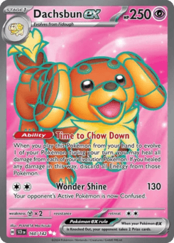 Dachsbun ex #160 — Pokemon Stellar Crown