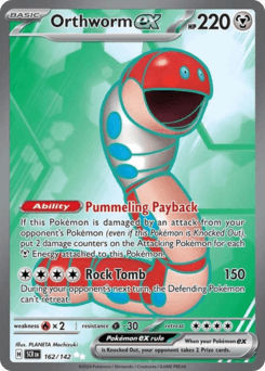 Orthworm ex #162 — Pokemon Stellar Crown