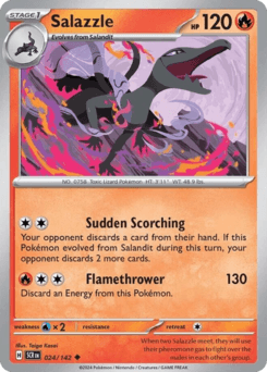 Salazzle #24 — Pokemon Stellar Crown