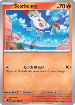 Scorbunny #26 — Pokemon Stellar Crown
