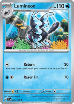Lumineon #36 — Pokemon Stellar Crown