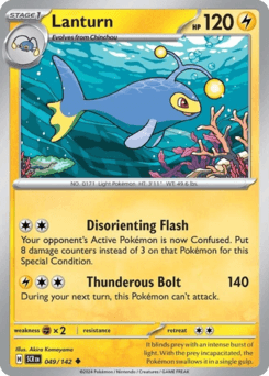 Lanturn #49 — Pokemon Stellar Crown