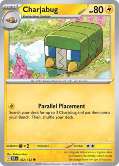 Charjabug #52 — Pokemon Stellar Crown