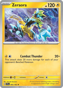 Zeraora #55 — Pokemon Stellar Crown