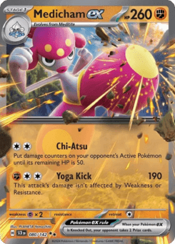 Medicham ex #80 — Pokemon Stellar Crown