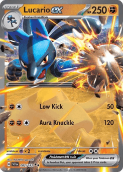 Lucario ex #82 — Pokemon Stellar Crown