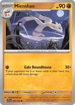 Mienshao #84 — Pokemon Stellar Crown
