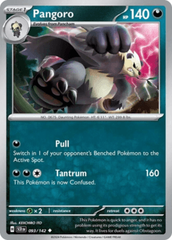 Pangoro #93 — Pokemon Stellar Crown