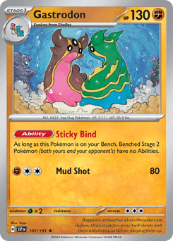 Gastrodon #107 — Pokemon Surging Sparks